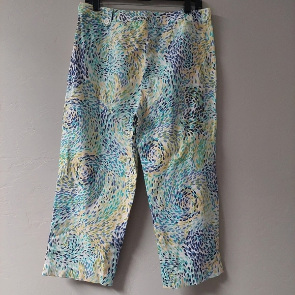 Talbots Multi Color Capri Pants Women's Size 16 P - Picture 2 of 6